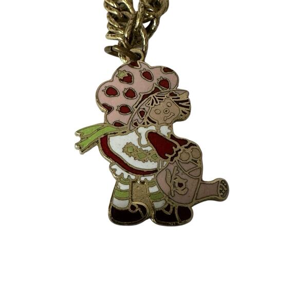 Vintage 1980 Strawberry Shortcake American Greetings Charm Bracelet - Picture 5 of 8